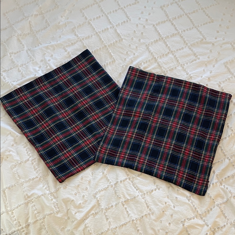Plaid Pillow Covers new